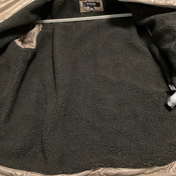 Kenneth Cole Bronze Gold Puffer Jacket Size XXL EUC - Picture 6 of 12